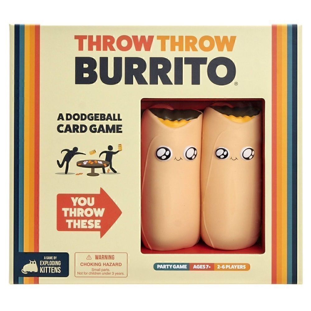 Throw Throw Burrito by Exploding Kittens - A Dodgeball Card Game